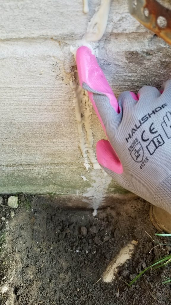 How to seal exterior foundation cracks above ground The Nomad Studio